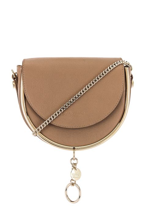 see by chloe coconut brown|See By Chloe Mara Evening Bag in Coconut Brown.